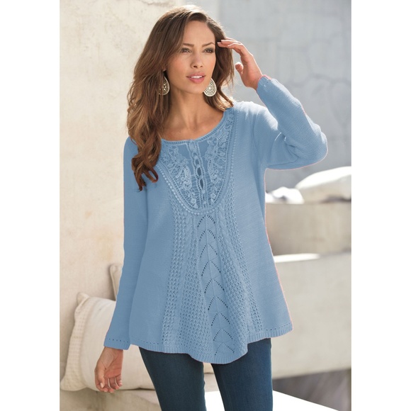 NWT 14/15 blue sweater - Picture 3 of 5